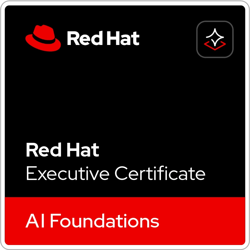 Red Hat Executive certificate